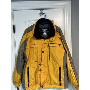 Descente Men's‎ Yellow Blue Ski Snowboard Jacket - Size M